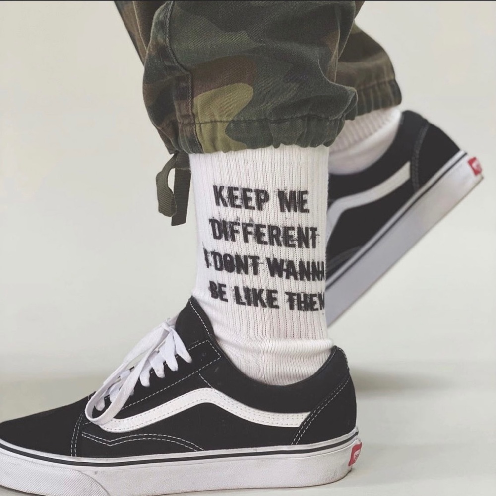 Keep me different i dont wanna be like them